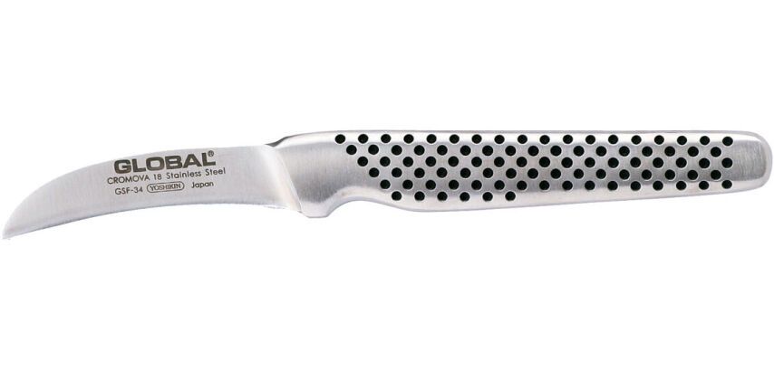 Global série GSF couteau à peler GSF34 inox 6 cm