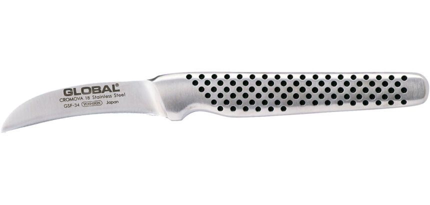 Global série GSF couteau à peler GSF34 inox 6 cm