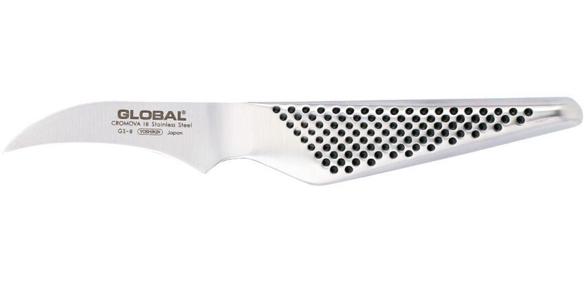 Global série GS couteau à peler GS8 inox 7 cm