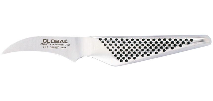 Global série GS couteau à peler GS8 inox 7 cm