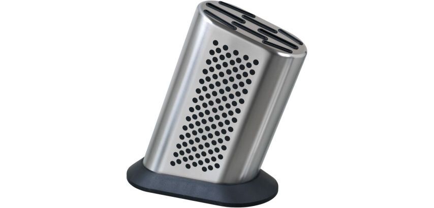 Global bloc porte-couteaux inox compact