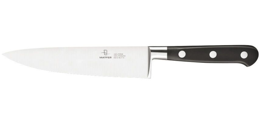 Tradition couteau de cuisine forgé monobloc inox 15 cm