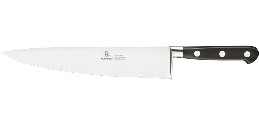 Tradition couteau de cuisine forgé monobloc inox 25 cm