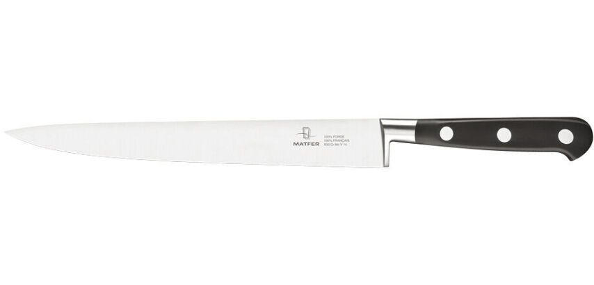 Tradition couteau tranchelard forgé monobloc inox 25 cm