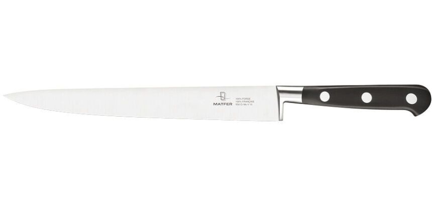 Tradition couteau tranchelard forgé monobloc inox 25 cm