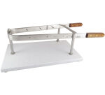serre-jambon inox socle polyéthylène