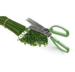 ciseaux 5 lames inox à herbes 20 cm