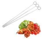 lot de 3 brochettes inox extra-fortes 21 cm