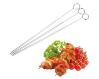 lot de 3 brochettes inox extra-fortes 21 cm