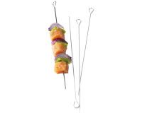 lot de 12 brochettes inox 30 cm