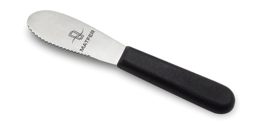 couteau fendeur tartineur inox pour sandwichs