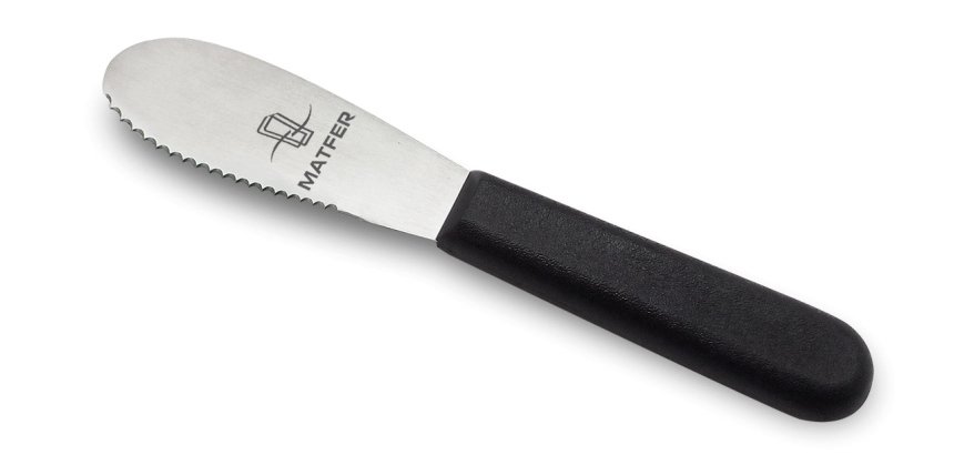 couteau fendeur tartineur inox pour sandwichs