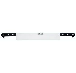 couteau à fromage 2 mains lame inox 33 cm