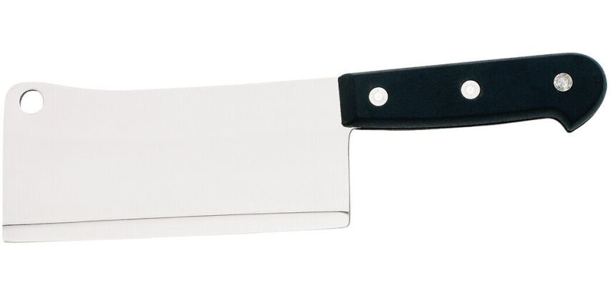 couperet de cuisine inox 18 cm