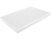 planche à découper en PEHD 500 blanche 60 x 40 x 1.5 cm
