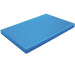 planche à découper en PEHD 500 bleue 53 x 32.5 x 1.5 cm