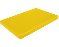 planche à découper en PEHD 500 jaune 60 x 40 x 2 cm