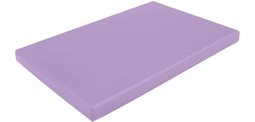 planche à découper en PEHD 500 violette 60x40x2 cm