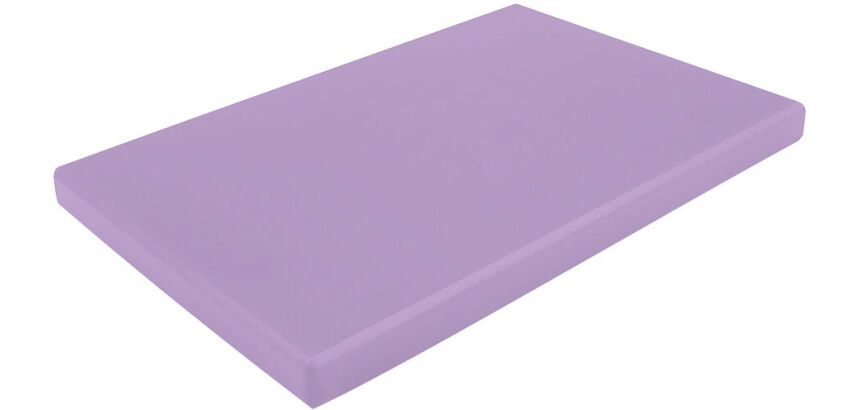 planche à découper en PEHD 500 violette 60x40x2 cm