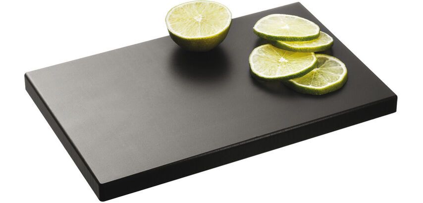 planche à découper en PEHD 500 noire 25x16x1.5 cm