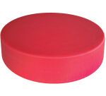 billot rond en PEHD 500 diamètre 45 cm hauteur 14 cm rouge