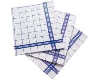 lot de 18 essuie-verres pur coton anti-peluche 72x52 cm