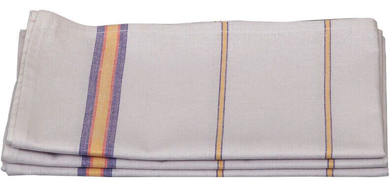 lot de 12 torchons 100%coton 80x60 cm