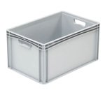 bac gerbable plein gris 600x400 hauteur 32 cm 64.5