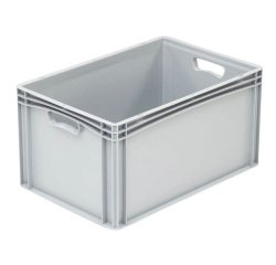 bac gerbable plein gris 600x400 hauteur 32 cm 64.5