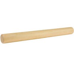 rouleau à pâte en hêtre 42 cm diamètre 4.5 cm