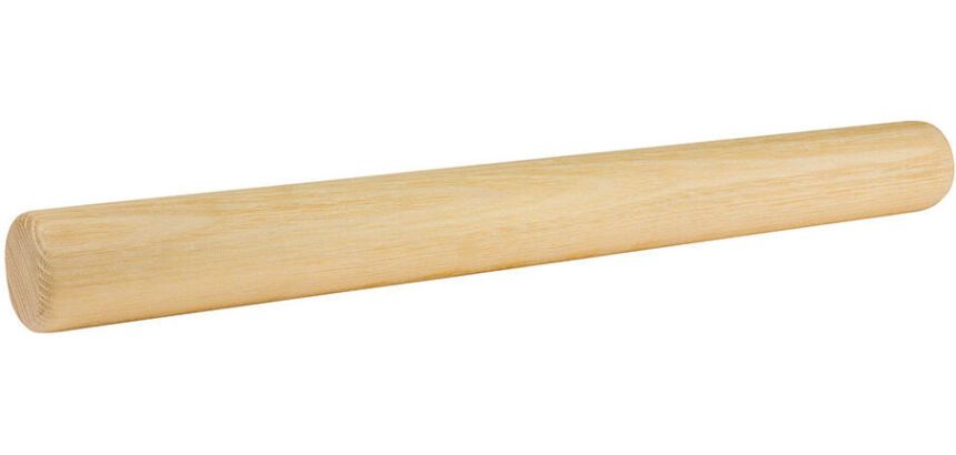 rouleau à pâte en hêtre 42 cm diamètre 4.5 cm