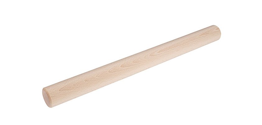 rouleau à pâte en hêtre 50 cm diamètre 4.5 cm