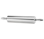 rouleau à pâte aluminium avec poignées tournantes 38 cm diamètre 9 cm
