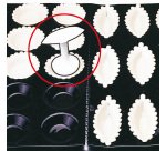 outil de fonçage 2 têtes polypropylène pour tartelettes unies et barquettes