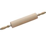 rouleau à pâte avec poignées en hêtre diamètre 8 cm 35 cm