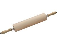 rouleau à pâte avec poignées en hêtre diamètre 8 cm 35 cm