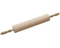 rouleau à pâte avec poignées en hêtre diamètre 8 cm 40 cm