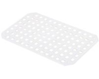 grille d'égouttage pour bac rectangulaire plat PEHD 35x23.5x7.3 cm