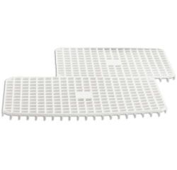 grille d'égouttage pour bac rectangulaire creux PEHD 50x34x11 cm
