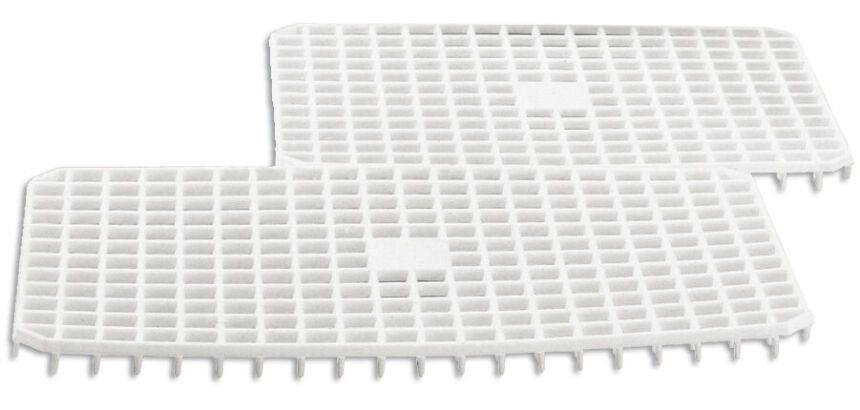 grille d'égouttage pour bac rectangulaire creux PEHD 40x30x10 cm