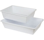 bac rectangulaire creux PEHD 50x34x11 cm