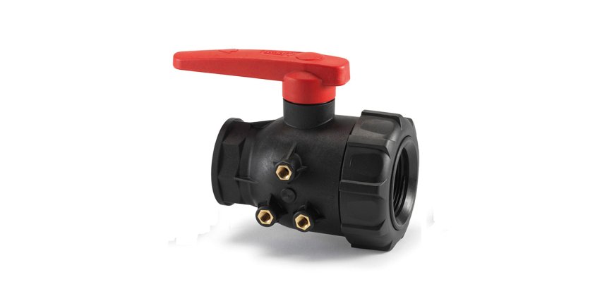 vanne avec raccord pour bac 310 l