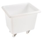 bac renforcé 100 l blanc avec roues