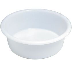 cuvette ronde PEHD blanche 39 cm - 9 L