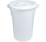conteneur cylindrique alimentaire avec couvercle 42x63 cm 60