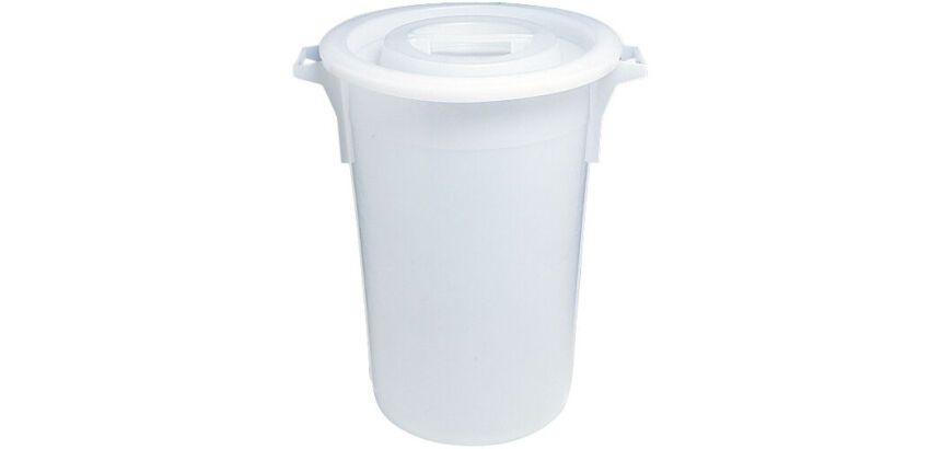 conteneur cylindrique alimentaire avec couvercle 51x70 cm 90