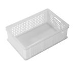 bac gerbable ajouré blanc 600x400 hauteur 19 cm 45 l