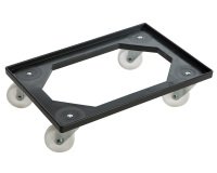 chariot porte-bacs 600x400 avec freins charge maxi 250kg