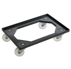 chariot porte-bacs 600x400 avec freins charge maxi 250kg