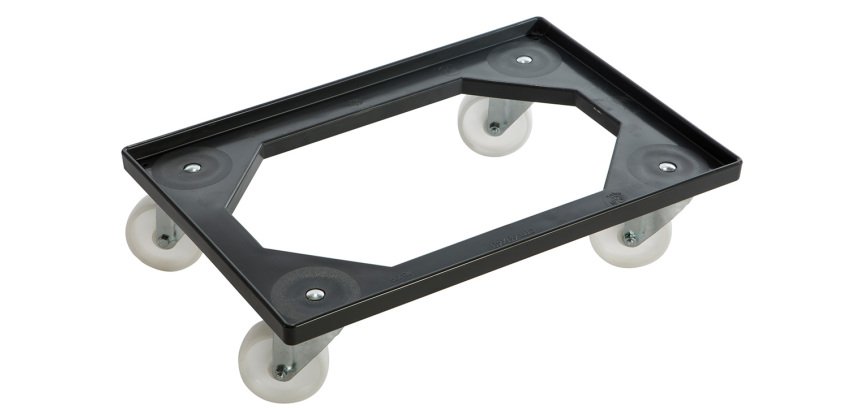 chariot porte-bacs 600x400 avec freins charge maxi 250kg